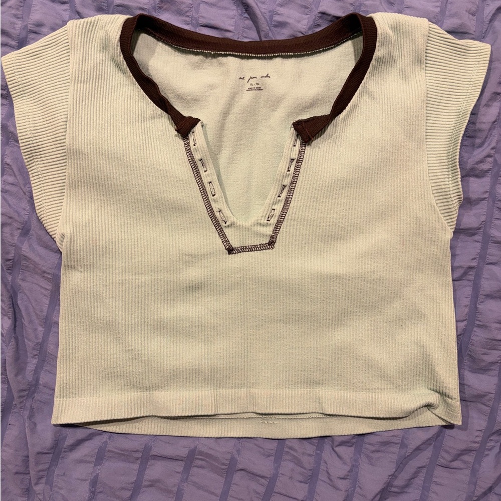 Urban Outfitters Ribbed Crop Top